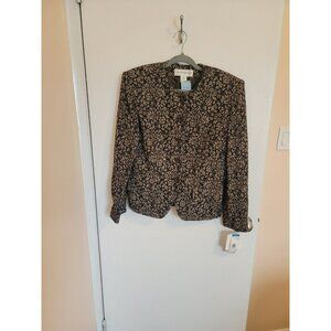 Jones New York Blazer Business Professional Size 10 Wool Blend Boss lady Office
